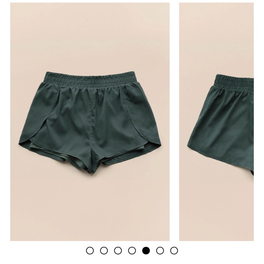 Girlfriend collective trail short. Like new condition